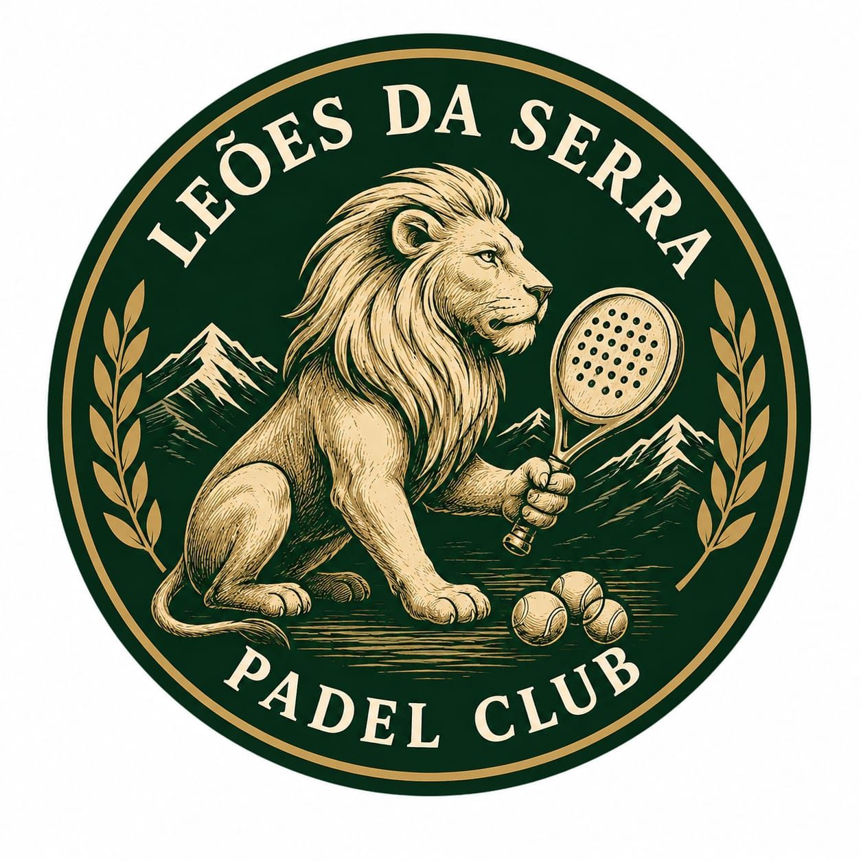 Logótipo Leões da Serra Padel Clube
